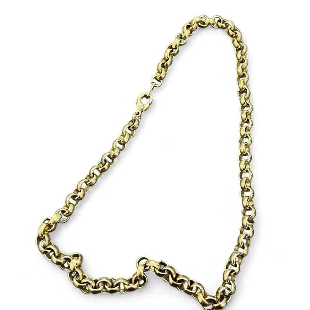 Gold plated chain necklace chain